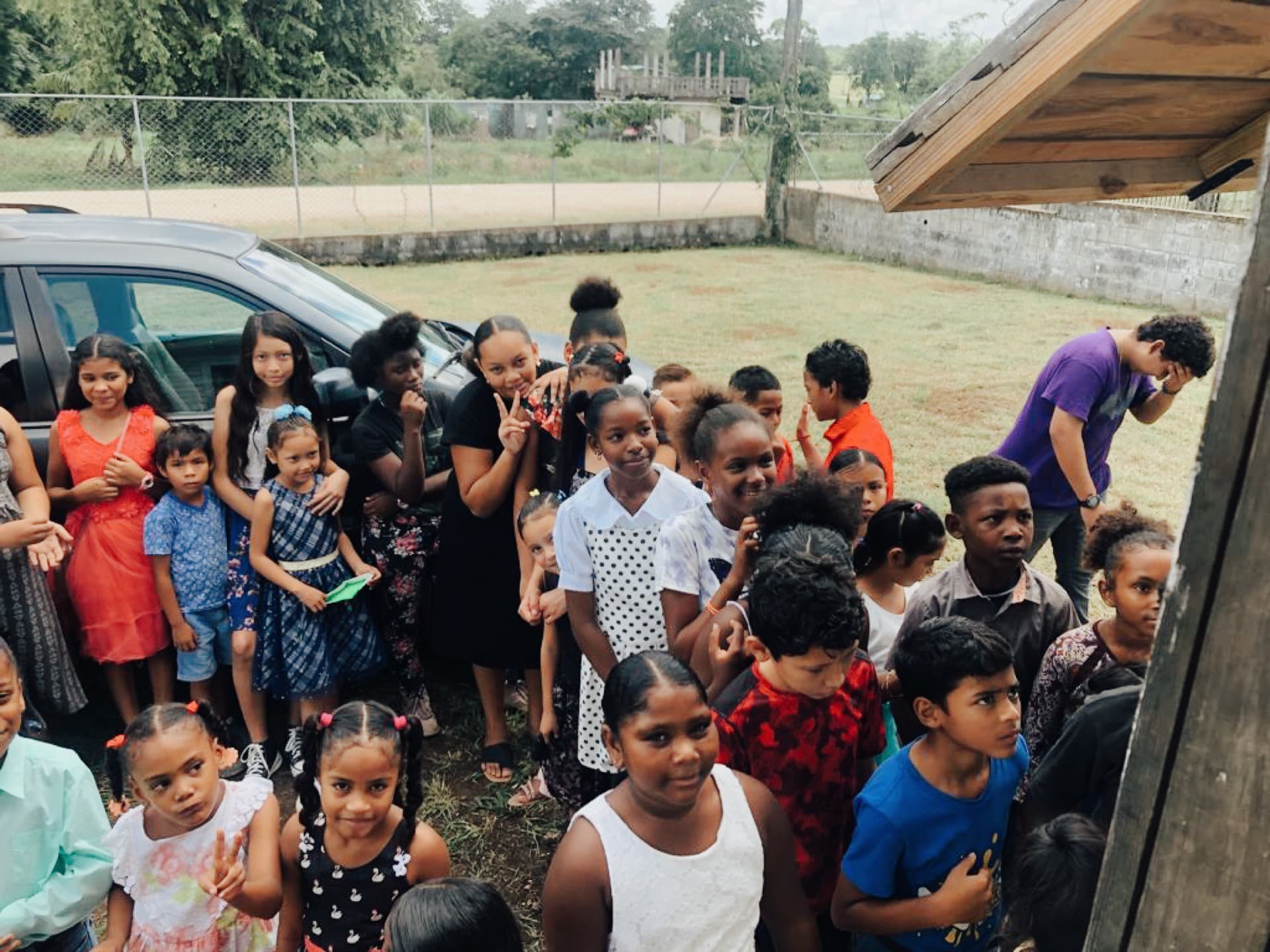 Group of children at the program